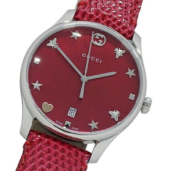 Gucci Ladies G-Timeless Watch Red Luxury Designer main image 0
